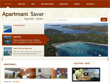 Tablet Screenshot of apartmani-savar.com